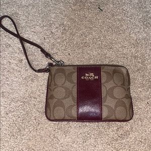 Coach zip wallet